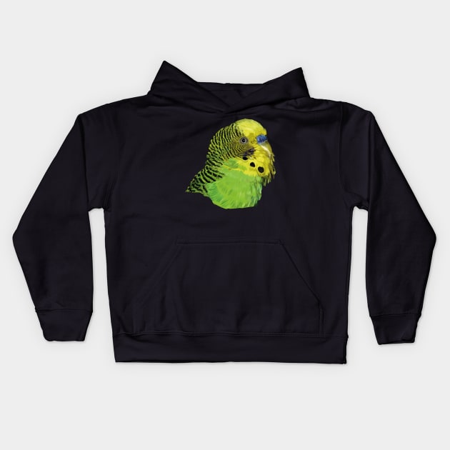 Australian parakeet Kids Hoodie by obscurite